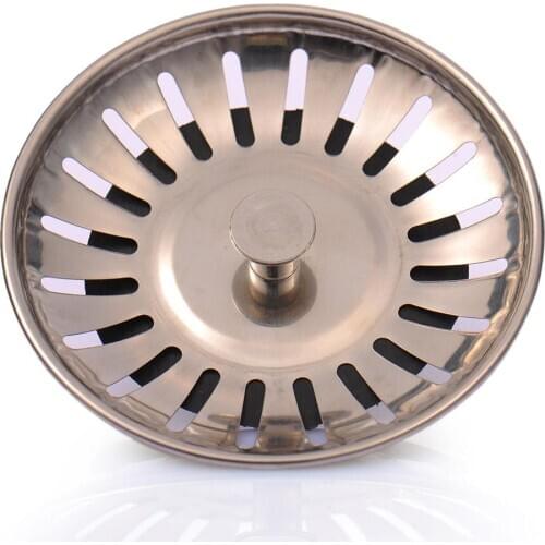 1/2/5pcs Sink Stainless Steel Sink Drainage Filter Mesh Drainage Filter Kitchen Residue Filter Bathroom Drainage Drainage Filter