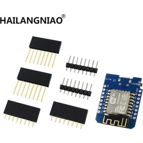 1PCS D1 mini - Mini NodeMcu 4M bytes Lua WIFI Internet of Things development board based ESP8266 by WeMos
