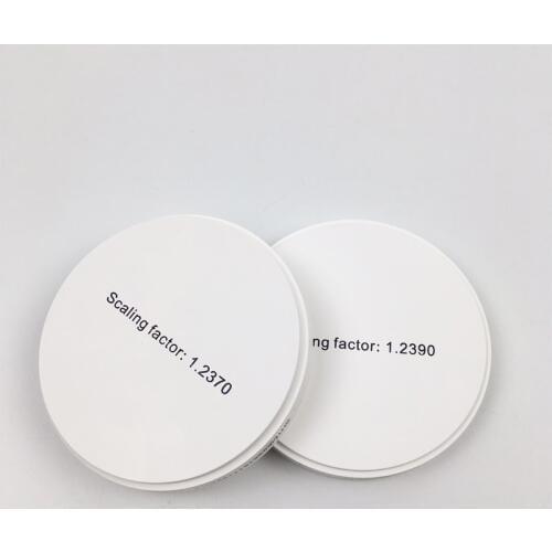 1 Piece Packed OD98*12-25mm Dental CAD CAM Ceramic Disc Multilayer Zirconia Restoration Material 6 Layer Zirconia Blank