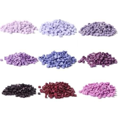 100pcs/bag Seal Stamp Wax Colorful Beads Wedding Greeting Card Lacquered Print Embossed Seal Invitation Decor For Stamp Envelope