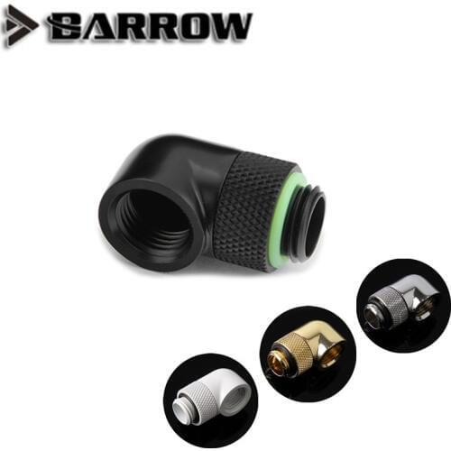 2PCS Barrow Black White Silver Gold G1 / 4" 90 Degree Elbow Rotary fittings computer water Cooling Accessories Elbow TWT90-V2.5