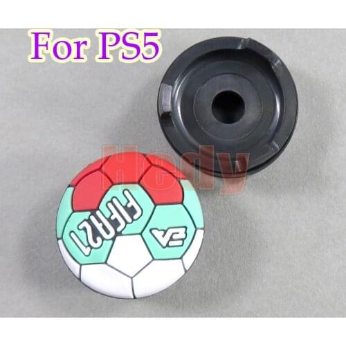 2PCS Half Height Thumb Stick Grip Extender for Sony PlayStation 5 Controller Analog Cover Case Skin Silicone Rubber Cap