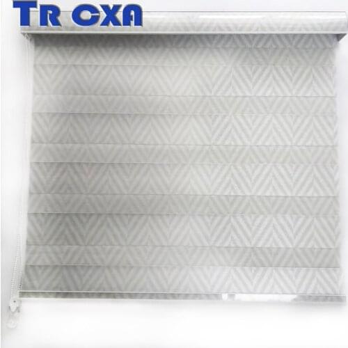 7.8cm Backout Window Waterproof Shades Bedroom Dual Zebra Roller Blinds