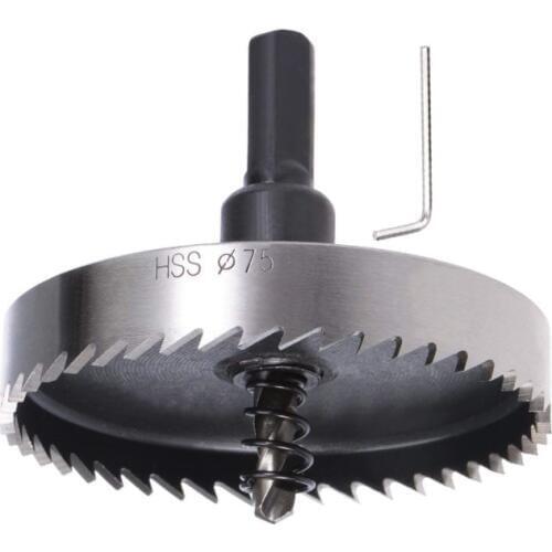 75mm HSS Drill Bit Hole Saw for Stainless Steel Metal Alloy Wood