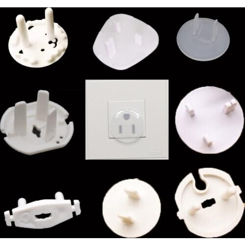 8pcs Baby Safety Child Electric Socket Outlet Plug Protection Security Safe Lock Cover Kids Sockets Cover Plugs For Sockets