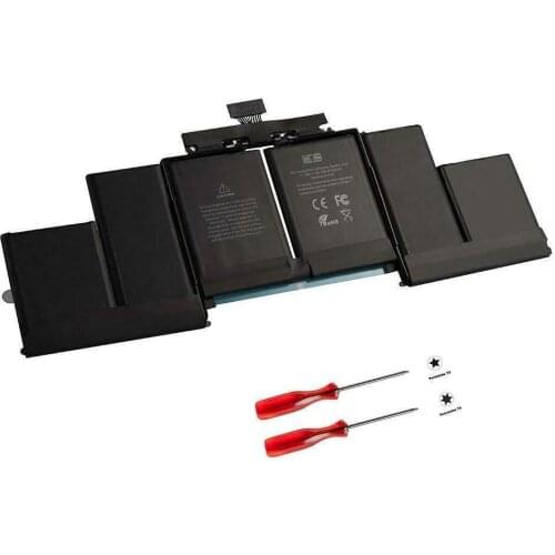 Laptop Battery A1618 For Apple MacBook Pro 15" Retina A1398 2015 year MC975 MC976 ME664 ME665 ME293 ME294 8755mAh 11.36V