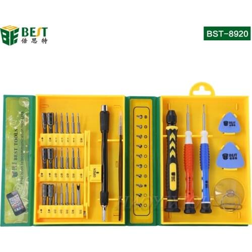 BEST-8920 30 in 1 Mobile Phone Laptop Repair Tool Screwdriver Set mobile phone repairing tools