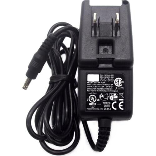 For HP AC Adapter 5V 3.6A Power Supply Charger 367044-001 HSTNN-P05A 4*1.7mm - Used