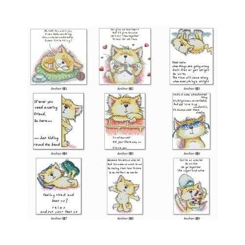 Xiaoyi cotton self-matching cross stitch Cross stitch RS cotton comes with ANC-cat Choose one only