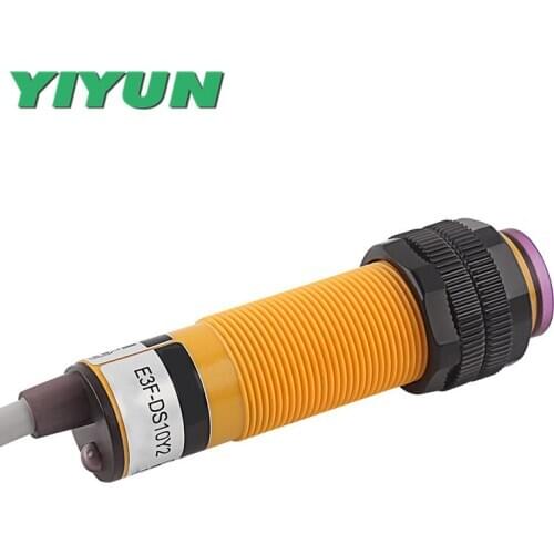 Infrared diffused photoelectric switch E3F-DS10Y1 E3F-DS10Y2 AC 220V two-wire normally open proximity switch