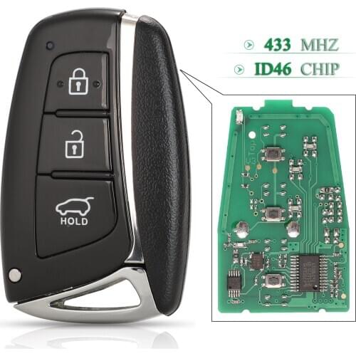 Bilchave 3 Buttons Remote Smart Car Key 433Mhz ID46 Chip For HYUNDAI Santa Fe IX45 Vehicle Control 95440-2W600