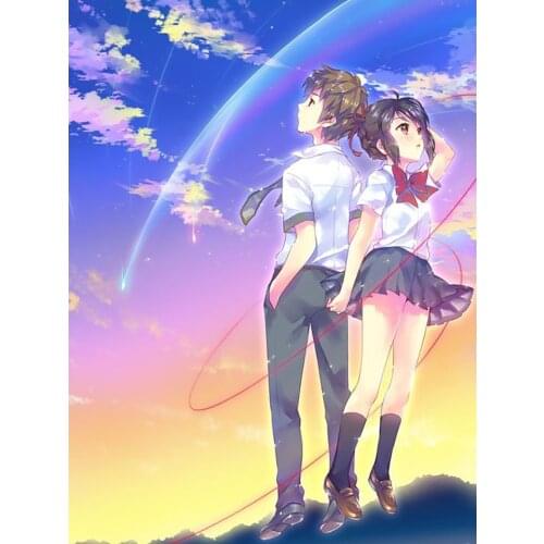 5D DIY Embroidery Diamond Picture Home Decor Your Name Anime Painting Full Round Drill Cross Stitch Wall Art Sticker Handmade