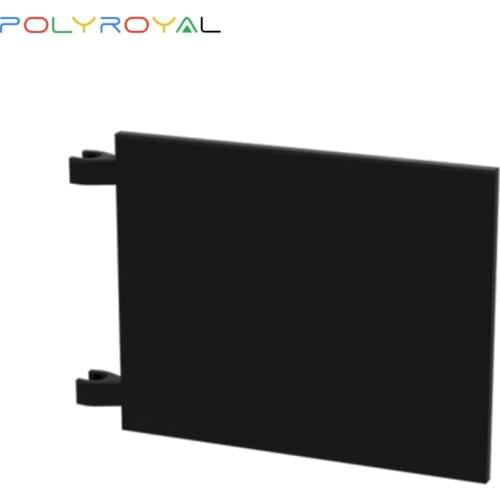 Building Blocks Technical parts 6096655 black 6X4 logo flag piece 1 PCS MOC Compatible With brands toys for children 2525