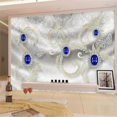 Custom wallpaper 3d stereo photo mural beautiful silk flower European style 5d TV background wall papers home decor 8d wallpaper