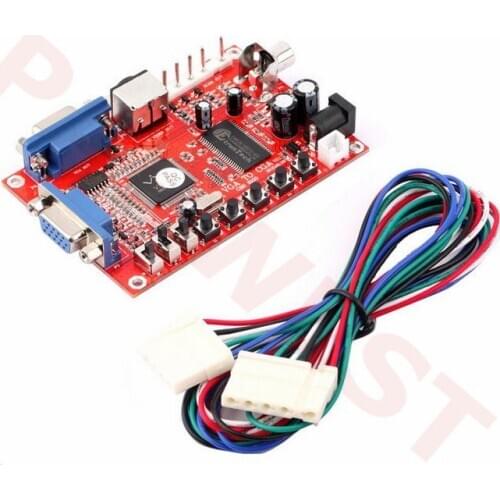 New Arrival GBS-8100 VGA to CGA/CVBS/S-VIDEO High Definition Converter Arcade Game Video Converter Board for CRT LCD PDP Monitor