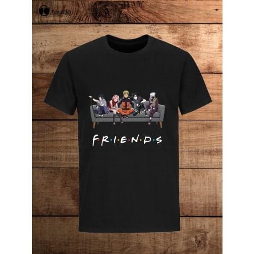 New Anime Friends T-Shirt Cotton Tee Shirt S-5Xl