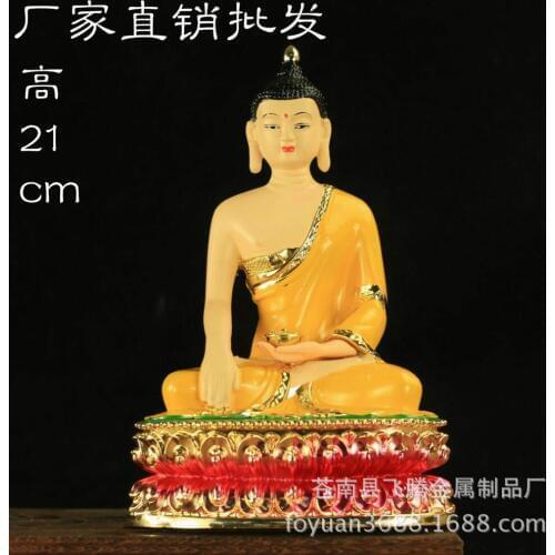 Shakya Mani painted Buddha Shakya Muni Buddha statue ornaments
