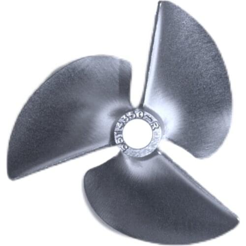 CNC machining three-blade propeller for RC boat Outer diameter=58mm Inner diameter=6.35mm