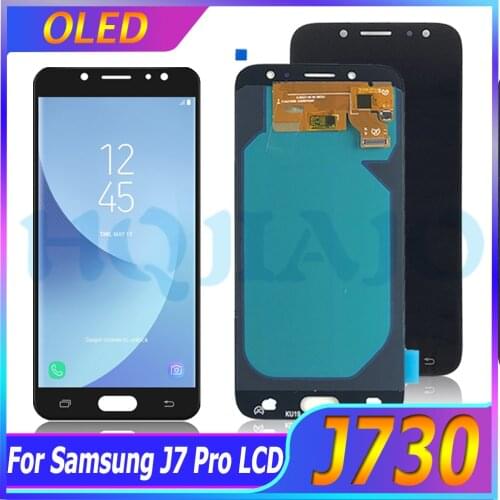 OLED LCD Display For Samsung Galaxy J7 Pro 2017 J730 J730F J730FM LCD Display Touch Screen Digitizer Assembly Replacement