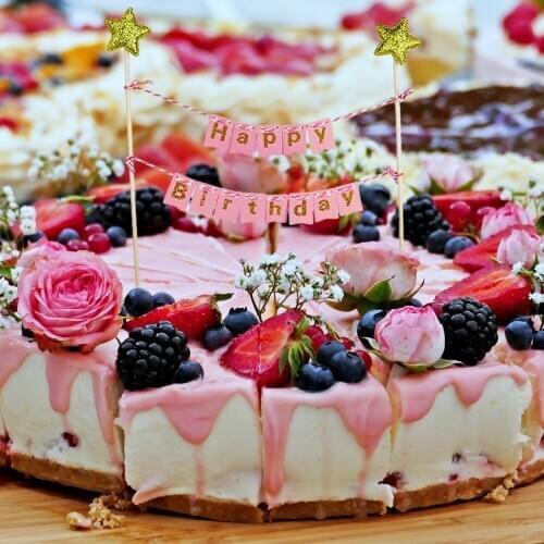 1/5pcs Mini Happy Birthday Banner Cake Topper Cupcake Toppers Paper Flags for Baby Shower Kids Birthday Party Baking Decorations