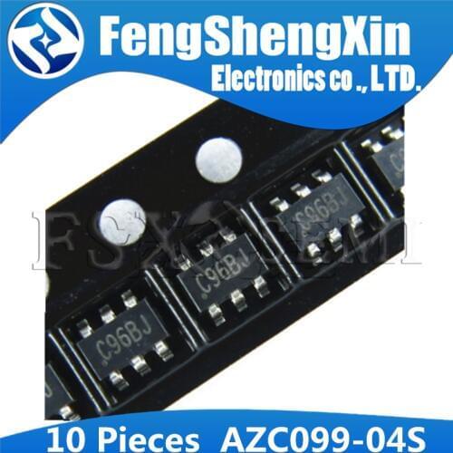 10PCS AZC099-04S R7G C96BJ c96** SOT23-6 AZC099-04S.R7G SOT23 C96GH AZC099 AZC099-04