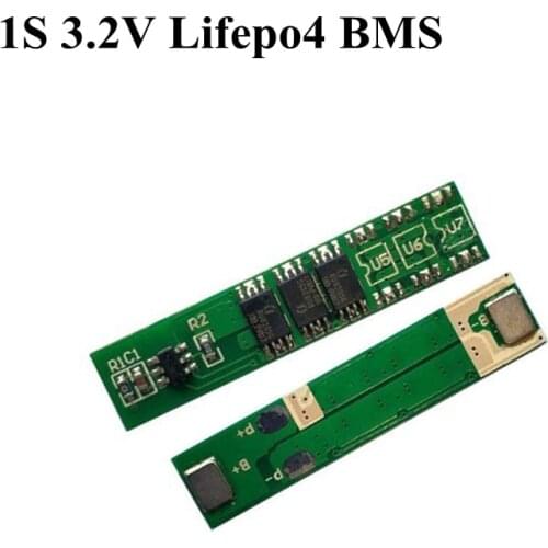 10pcs 3.2v Lifepo4 1S BMS 10A 5A 6A 12A Discharge Battery PCB Protection for 18650 26650 3.6v Lithium LFP Lifepo4 Single Cell
