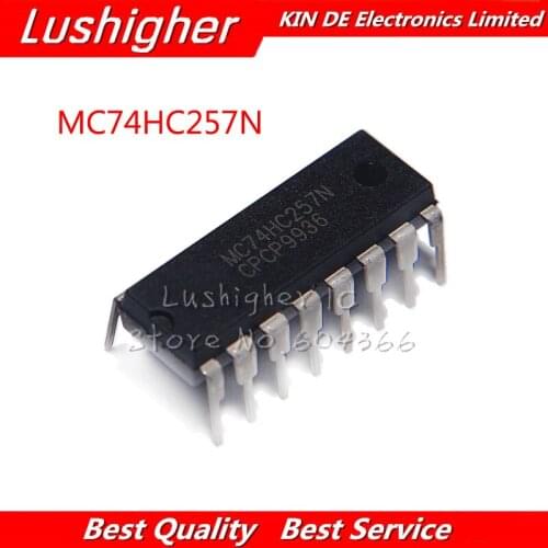10pcs SN74HC257N DIP16 74HC257 74HC257N DIP MC74HC257N