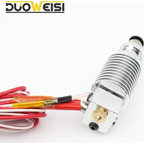 3D Printers E3D-V6 long range 3mm Nozzle 0.2/0.3/0.4/0.5/0.6/0.8mm J-head extrusion head E3D V6 extruder nozzle 12V40W