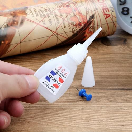 High Quality 502 Super Glue ABN BOND Multi-Function Glue Genuine Cyanoacrylate Adhesive Strong Bond Fast For Office Tools 5PCS