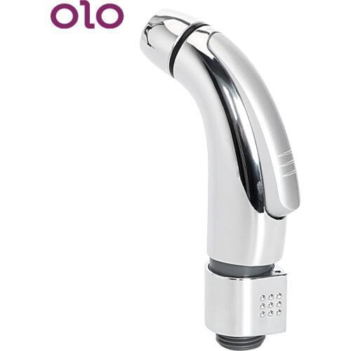 OLO Anal Shower Bathroom Men Women Enema Vaginal Rinse Butt Plug Faucet Anal Cleaner Sex Toys for Men Women