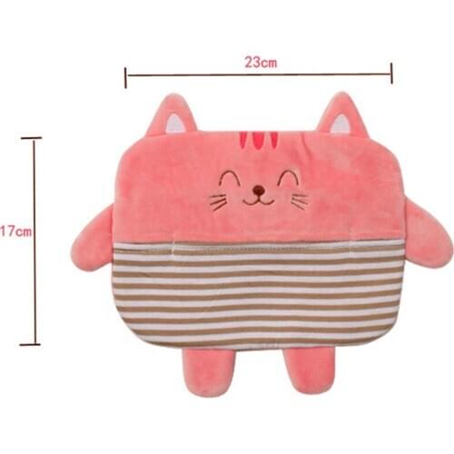 Car Tissue Box Cover Portable Cartoon Animal Plush Hanging Paper Box Napkin Case Holder Sun Visor Clip Auto Interior Accessories