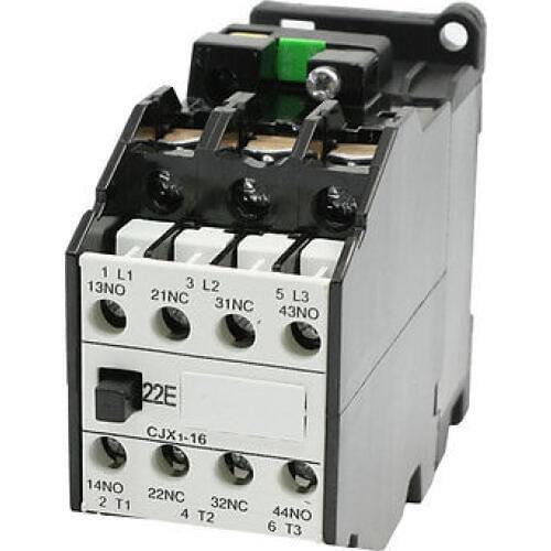 CJX1-16A 2 NO + 2 NC AC Contactor 36V/50Hz 42V/60Hz 4P 4Poles