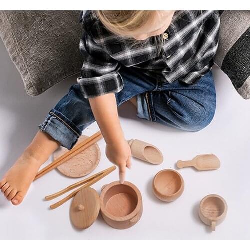 Lets make Food Grade Childrens Simulation Kitchen Prop Toys Dinnerware Cooking Utensils Set Play House Pretend Cookware New
