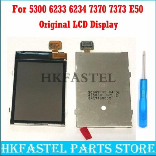 HKFASTEL Original LCD Screen Digitizer Display for Nokia Nokia 5300 6233 6234 7370 7373 E50 Repair Replacement Parts with Tools