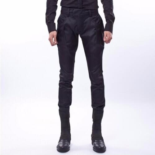 New Boot Cut Jeans Beam Pant Spring Harem Pants Casual Pants Tide Hairstylist Nightclub Clothing Singer Stage Costumes