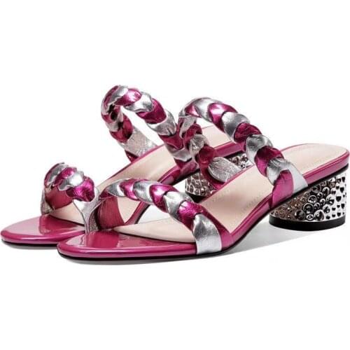 Graceful Women Slipper Sandals Simple Fashion Shoes for Girl and Ladies