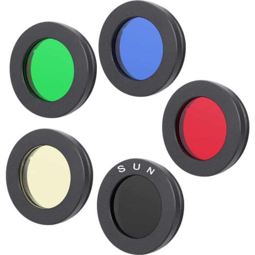 Filter lens 1.25"/31.7mm Telescope Eyepiece Lens Color Filter for Moon Nebula Planet Sun camera len filter