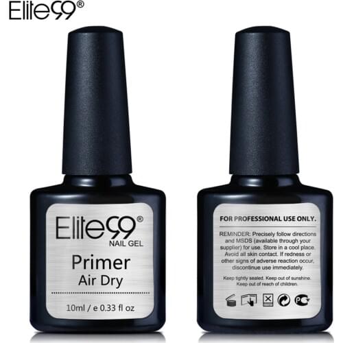 Elite99 10ml Soak Off Primer Gel Varnish Fast Air Dry Glitter Gel Nail Polish For Nail Art Manicure Semi Permanent Top Base Coat