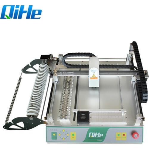 China SMT Production Line Double LED Vision Automatic Pick and Place Machine