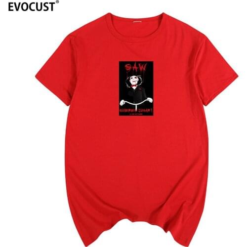 Saw Killers Summer print T-shirt Cotton Men T shirt New women TEE