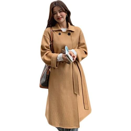 Женские пальто с поясом Lilijasmi China At AliExpress