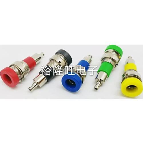 Smonisia 20pcs/lot 4mm Copper Banana Female Socket Speaker Instrument Model Aircraft Terminal High Temperature Resistant Jack