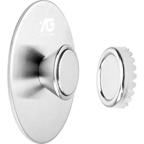 Wall Mounted Magnetic Soap Holder Rustproof Stainless Soap Holder Silver Magnetic Soap Holder for Bathroom Kitchen