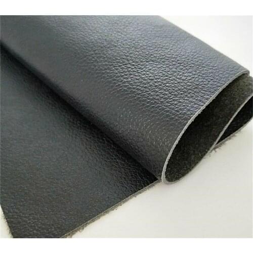 Real Black Tanned First Layer Genuine Leather Cow Hide Leather Carving Raw Material for Wallet Handbags DIY Craft 1.7 mm