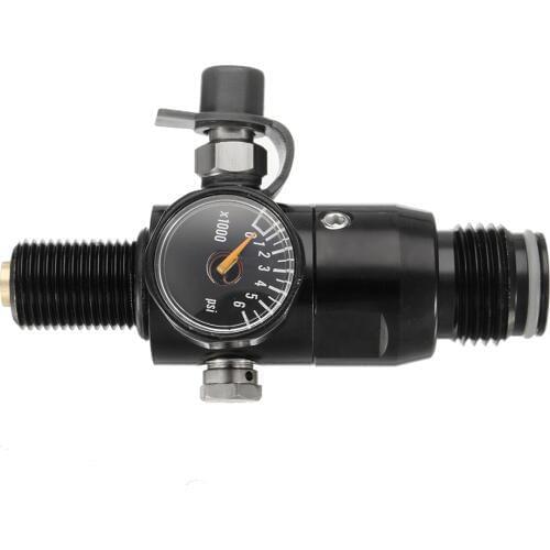 Newly 5/8 Inch 18UNF Thread Paintball Valve Regulator 4500psi HPA Air Tank Output 1800psi
