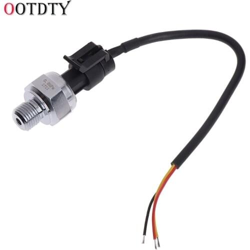 OOTDTY G1/4 Inch 5V 0-0.5 MPa Pressure Transducer Sensor Oil Fuel Diesel Gas Water Air
