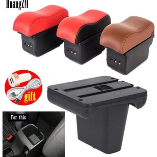 Armrest Box For Chevrolet Cavalier Car Central Armrest Storage Box cup holder ashtray USB interface interior car-styling accesso