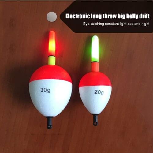 EVA Luminous Electric Fishing Floats High Sensitivity Lure Fising Buoy Bobber for Sea Carp Fishing Accessories Tackles
