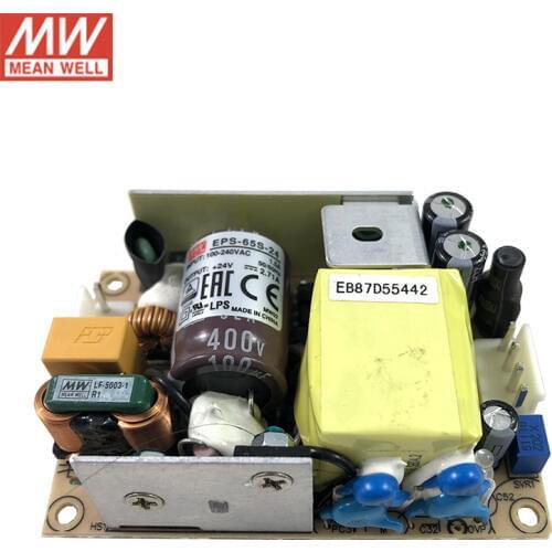 MEAN WELL EPS-65S 3.3V/10A 5V/10A 12V/5.42A 15V/4.34A 24V/2.71A 48V/1.36A Industrial Open Frame Power Supply 110V/220VAC PCB PSU