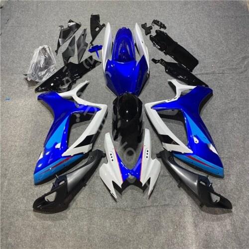 Blue White Black Injection Fairing set for SUZUKI K6 GSXR 600 750 2006 2007 ABS motorcycle fairing GSXR750 GSXR600 06 07 Fairin